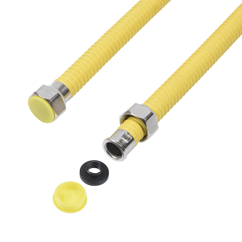 Tabung Gas Lapisan Pelindung PVC Bergelombang Stainless Steel